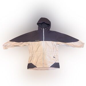 Columbia Windbreaker Jacket Women’s Medium Dark Blue Lightweight Water Resistant